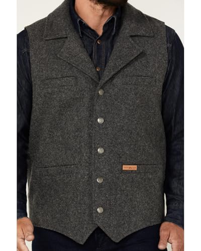 Panhandle Men's Solid Montana Vest, Charcoal, Medium for Outdoor Enthusiasts3