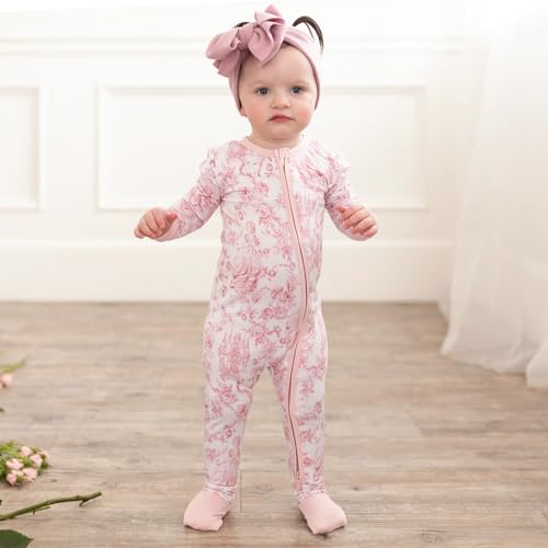 Image of Posh Peanut Convertible Baby Sleepers - Footless Baby Pajamas with 2 Way Zipper for Easy Diaper Changes