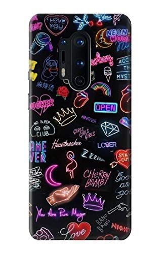 Coque OnePlus 8 Pro néon vintage pour sublimer vos soirées urbaines