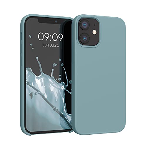 Ya en manzanajugosa.com: kwmobile Carcasa Compatible con Apple iPhone 12 Mini Funda - Case TPU y Silicona antigolpes - Apto Carga inalámbrica - Piedra Antigua