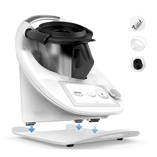 bonna Planche coulissante pour Thermomix TM6, TM5, Thermomix avec métal composite de qualité supérieure (blanc)