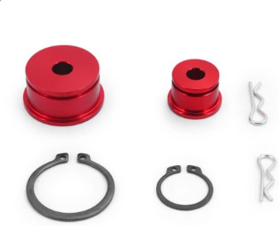 Car Modified Gear Lever Shift Lever Cable Bushing Red Shifter Cable Bushings Kit for Honda Civic SI 02 03 04 05 EP3 Rsx