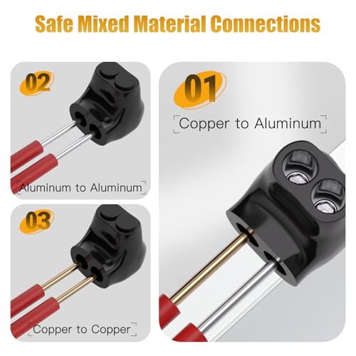 Conector de cable multigrifo aislado para empalme de alambre de cobre y aluminio hexagonal 4