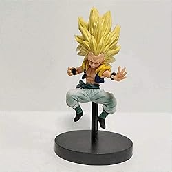 LXNFDC Animina Toys Dragon Ball Z Figuras de acción BWFC GOTENKS Goku & AMP TRANKUSU Anime Figuras Colección Estatua Modelo Niños Juguetes Regalo