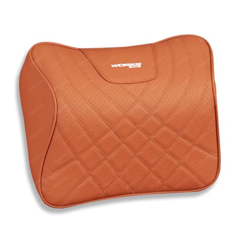 アルトワークス 車用ネックピロー腰クッション アルトワークス HA36S 車用ネックピロー&腰クッションセット レザー×低反発メモリーフォーム 通気性 人間工学デザイン 頚椎・腰椎サポート カバー取り外し洗濯可 取付簡単 長時間ドライブ快適 クッションセッ