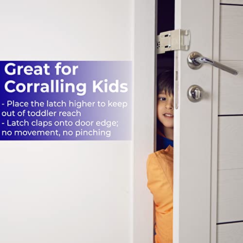 TheDoorLatch Cat Door Strap and Latch, Sturdy Door Holder for Keeping Dogs and Kids Out of Rooms, Litter Boxes, and Food… - Image 4