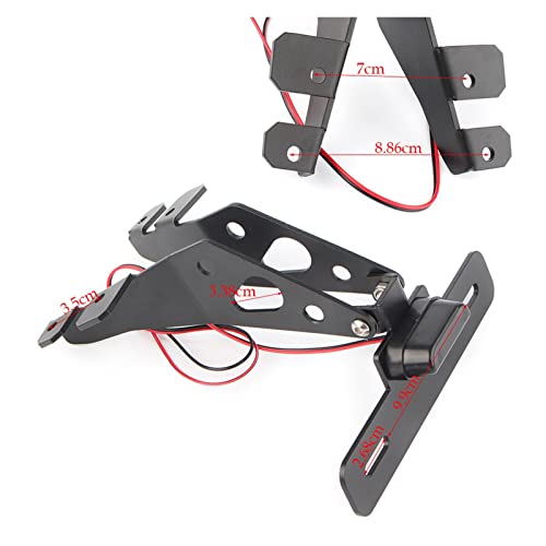Support de Plaque d'Immatriculation Moto T-Max 530 pour Customisation