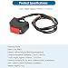 Interruptor de Manillar de Motos, Universal 7/8 pulgadas Interruptor de ON/OFF con...