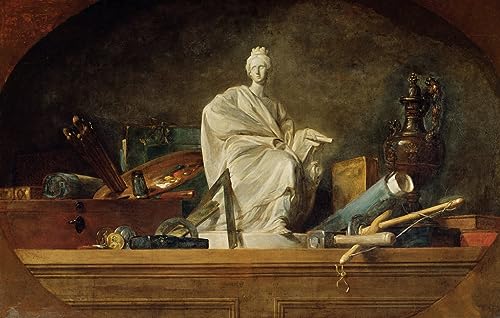 Peinture Abstraite Attributs des Arts Chardin Grand Poster Chambre Idéal