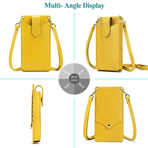 Image of Peacocktion Small Crossbody Cell Phone Purse for Women, Lightweight Mini Small Crossbody Bags for Women with Card Slots