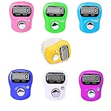 Dimensiones: 3,5 cm x 3 cm x 1,6 cm / 1,38 "x 1,18" x 0,63 "(aprox.); 6 * contadores de dedos (azul / morado / rosa / verde / azul oscuro / blanco), color enviado al azar