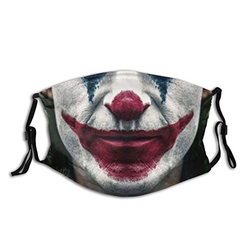 Washable Masks, Turbans, Balaclavas, Reusable Adult Outdoor Cycling Masks, Funny Scary Clown Masks, Horror Movie Masks For Men And Women, With Two Filters