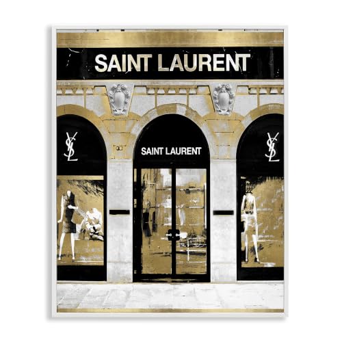Stupell Industries Bold Fashion Storefront Glam City Mannequin Clothing, Design by Madeline Blake