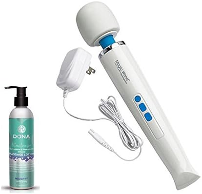 New Magic Wand Rechargeable Cordless Wand Massager Kit Includes Massaging Lotion 8oz
