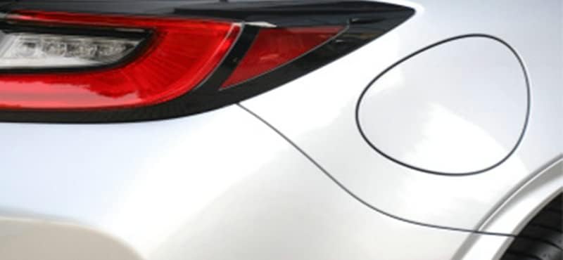 For BRZ ZD8 Gas tank cover LHD (Stick on),Carbon fiber, black, 100% protection