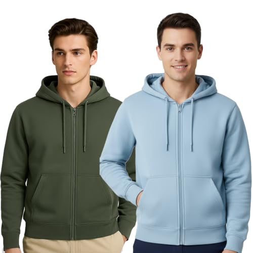 Sweat à capuche pour homme bicolore idéal pour le sport et les loisirs
