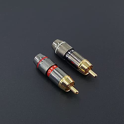 Wjstn Rca To Rca Cable 1Ft Stereo Audio Cable,1Rca To 1Rca Cable Short Apply To With Speaker, Amp, Turntable, Receiver, Home Theater, Subwoofer, Double Shielded 2Pack #TOP4