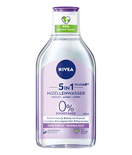 NIVEA MicellAIR Skin Breathe Mizellenwasser für sensible Haut, 400 ml