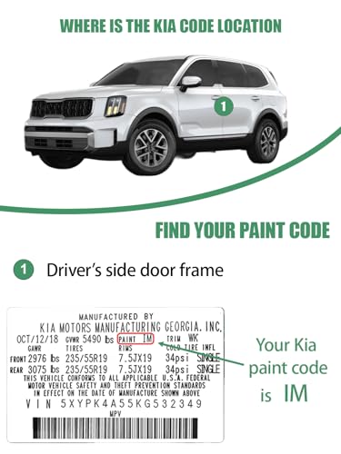 Image of C7S /US6 Wolf Gray Touch Up Paint for Kia, Color Accurate Car Paint Scratch Repair Pen, Quick & Easy Fix Automotive Chips and Nicks