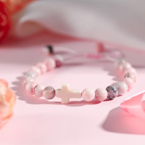 Image of Smilelife Easter Gifts for Teen Girls & Women - Bunny Beaded Bracelet Set - Perfect Easter basket stuffers