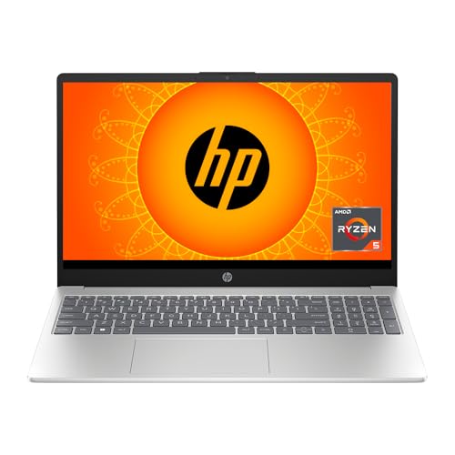 Image of HP Laptop 15, AMD Ryzen 5 7520U, 15.6-inch (39.6 cm), FHD, 8GB Ram, 512GB SSD, Thin & Light, AMD Radeon Graphics, Backlit KB, Dual Speakers (Win 11, MSO 2021, N.Silver, 1.59 kg), fc0155AU