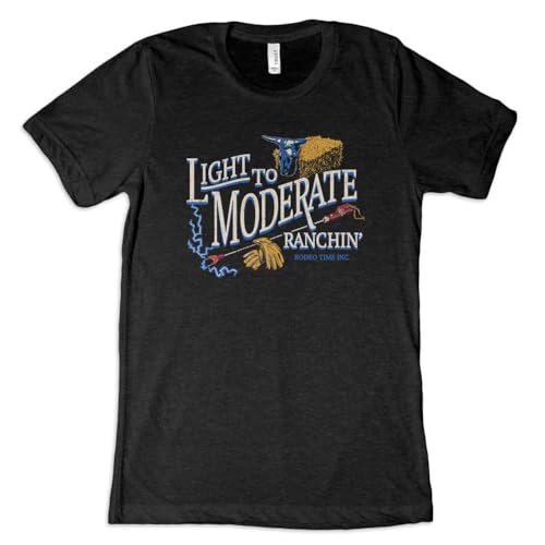 Rodeo Time Dale Brisby Light to Moderate Ranchin T Crew Neck T-Shirt