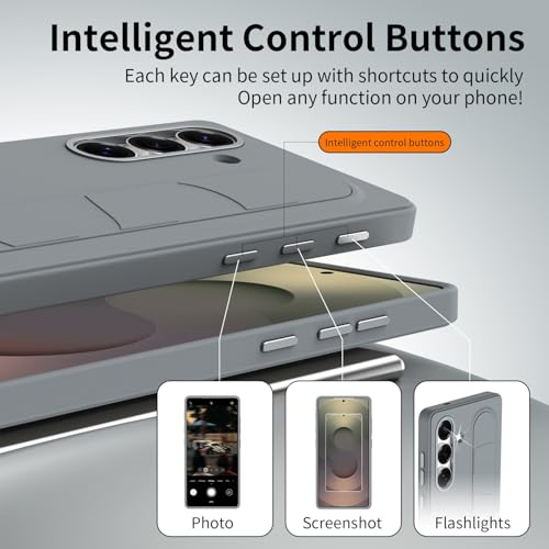 Étui ajusté Samsung S26 Plus coque rigide antichoc premium gris mat - 4