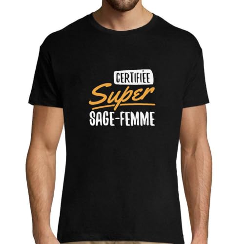 T-Shirt Homme Super Sage-Femme : Honorez un Papa Extraordinaire avec Humour