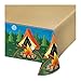 Creative Converting 329320 Camping Design Rectangular Plastic Tablecover, 1 Pc