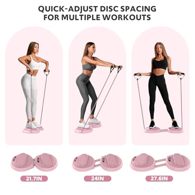 Waist Twisting Machine with Counter, Adjustable Waist Twister Board for Women Belly Fat, Twist Board for Exercise, Ab Twister Board Twist Exercise Machine