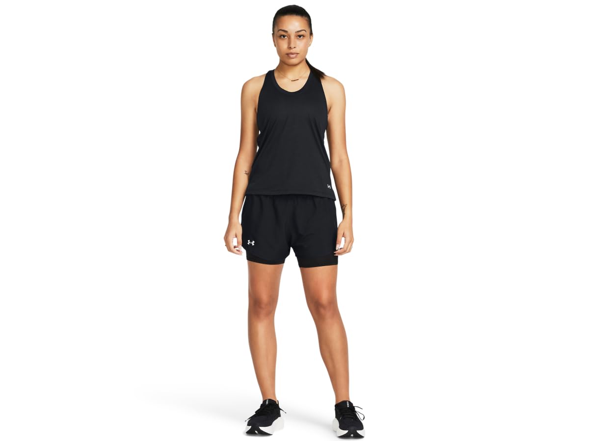 Under Armour Uomo UA Launch 7'' 2-in-1 Short, Pantaloncini Palestra Uomo, Shorts Uomo Elasticizzati in 4 Direzioni, Pantaloncini Uomo Sportivi Comodi e Traspiranti