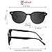 Aofalbe Kids Sunglasses, Sunglasses for Kids Children, Mirrored Sunglasses for Girls Boys Toddler UV400 Black
