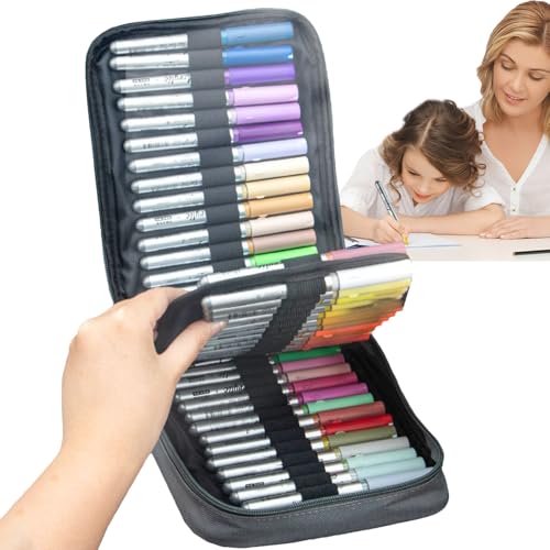 Stylos de dessin 84 couleurs avec encre multi-supports pour feutres adultes