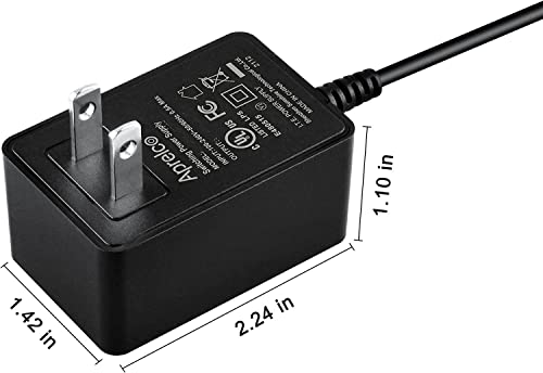 Aprelco Ac Adapter Charger Compatible With Atari Jaguar Or Sega Genesis Power 9V 1A 5.5 * 2.1Mm #TOP2