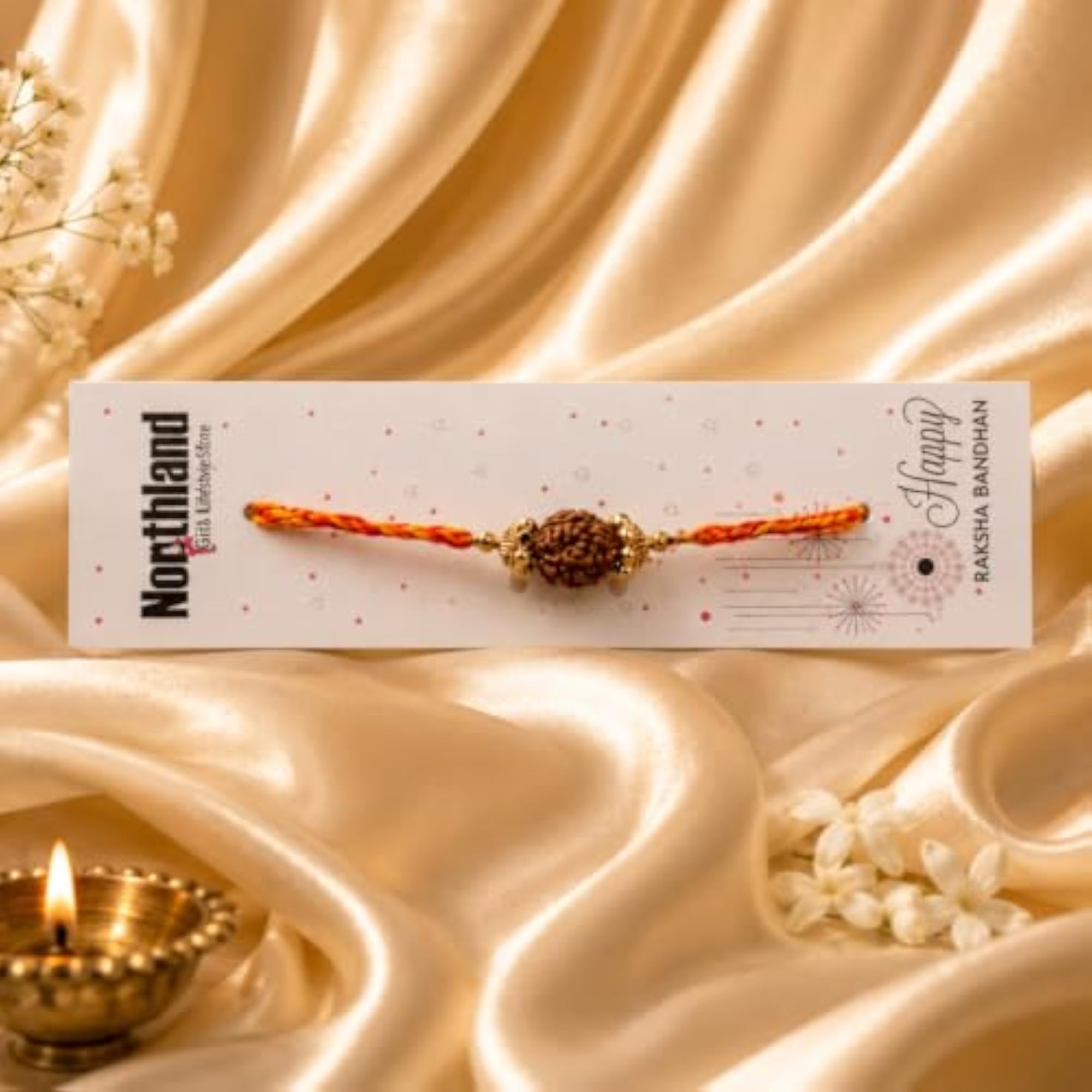 Shivji Rudraksha Rakhi Gift Hamper