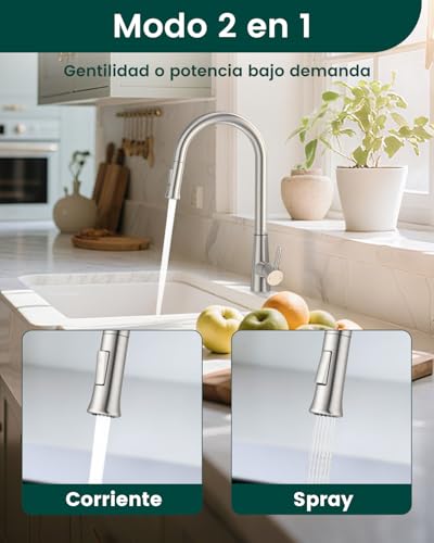 Mezcladora monomando para fregadero 6 Imagen adicional
