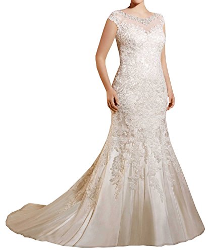 Robe de mariée dentelle cristal ecru 42 incarnez la princesse de votre vie