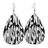 Penis whisperer Leather Earrings, Clothing Decoration, Suitable For Festival Parties, Holidays And Daily Life
