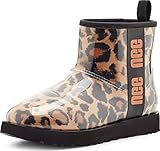UGG Women's Classic Clear Mini Fashion Boot, Panther Butterscotch, 5
