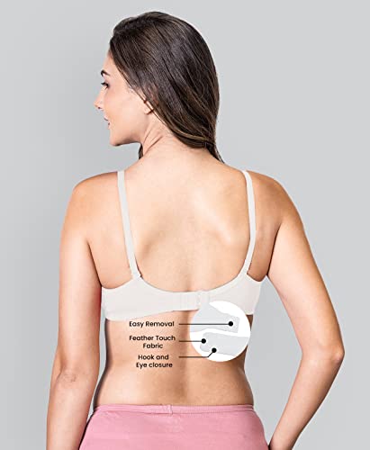 Image of Lyra Women's Cotton Non Padded Wire Free Seamless Bra White