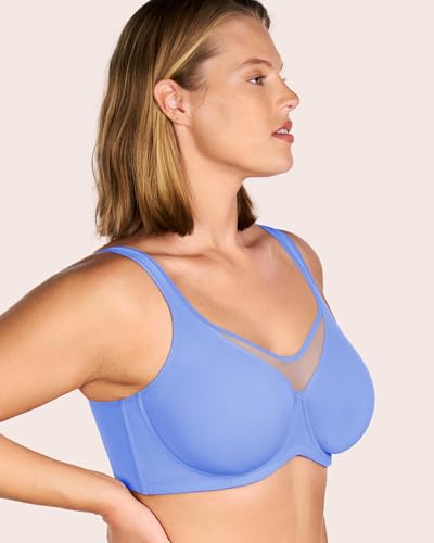 Image of HSIA Minimizer Bras for Women Plus Size, Full Coverage Coolcomfort T Shirt Unlined Bra with Underwire for Heavy Breast