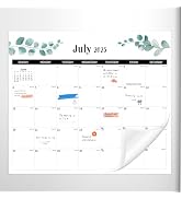 2025-2026 Magnetic Calendar for Refrigerator, 18 Month Fridge Calendar Runs from July 2025 to Dec...