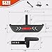 COMNOVA Truck Hitch Step for 2 Inch Receiver, Heavy-Duty Carbon Steel Tow Hitch Step with Anti-Rust Coating, Easy Install 6