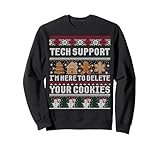 Lustiges Weihnachts-Tech-Support-Langarm Shirt, Computer-Programmierer, Geschenk Sweatshirt