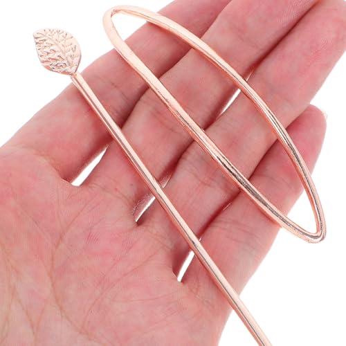 Soporte para moño de pelo POPETPOP antideslizante con pasador de coleta 4