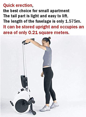Image of Rowing Machine Magnetic Resistance Multifunctional Indoor Small Fitness Equipment Can be Stored Upright Intelligent Mute for House Use