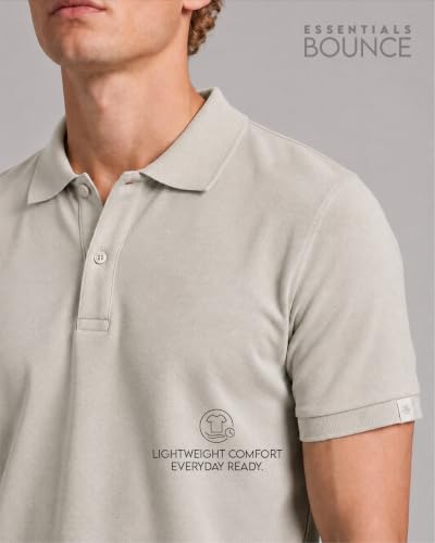 Image of WROGN Men's Cotton Blend Polo T-Shirt | Solid | Regular Fit