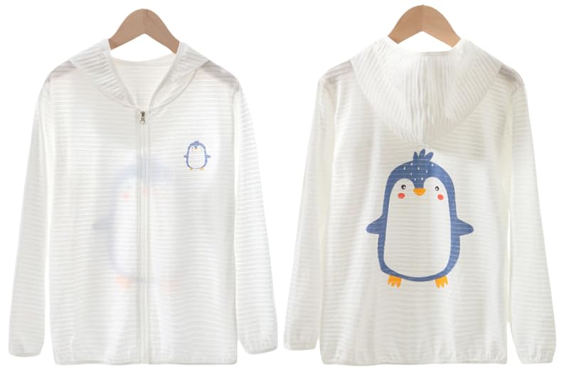 Unisex Toddler Sun UV Protection Hoodie Kids Summer Lightweight Cute Animal Jacket Breathable Outwear2