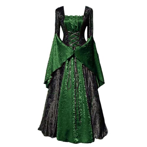Robe de déguisement gothique pour Halloween avec corset intégré