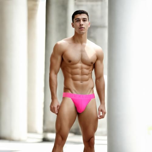 Jock Strap Thongs, Sexy Brief Underwear for Men Athletic Supporters Underpants4